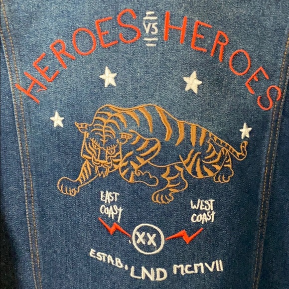 Epic Threads Boys Sherpa Collar Denim Jacket. - Picture 10 of 10